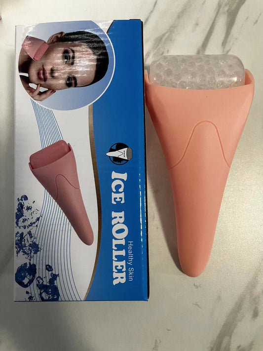 Perspectiv+ cooling ice roller facial massage tool with cold-therapy roller balls in a gift box