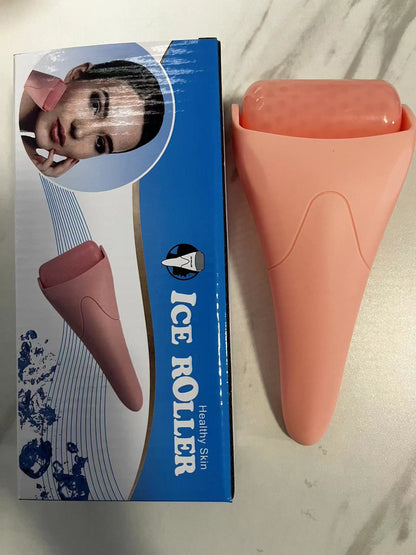 Perspectiv+ cooling ice roller facial massage tool with cold-therapy roller balls in a gift box
